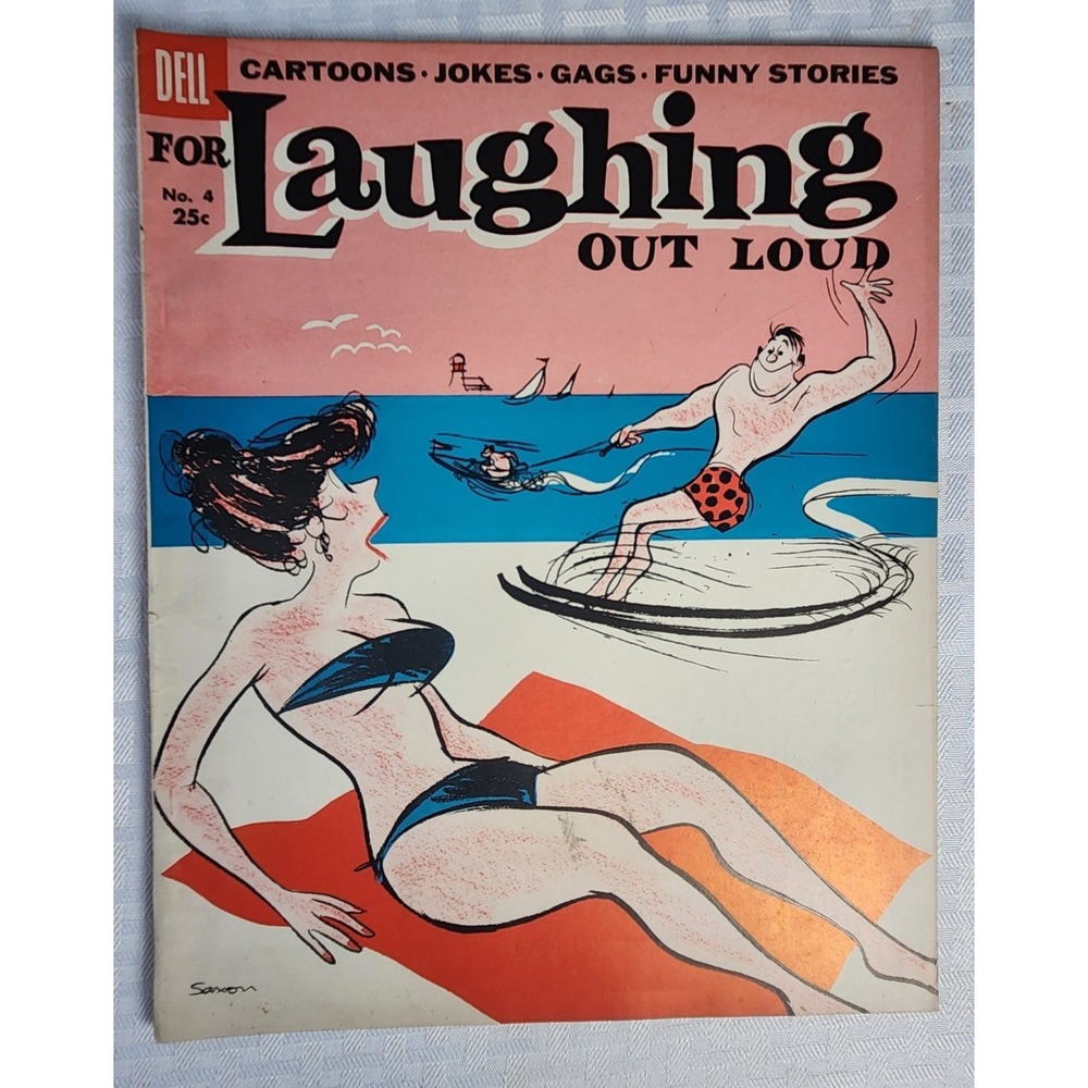 For Laughing Out LoudMwn's Humor Satire Social July-Sept 1957 # 4 Very Fine/ NM‎